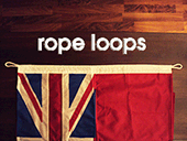 rope loops sewn flag fixture