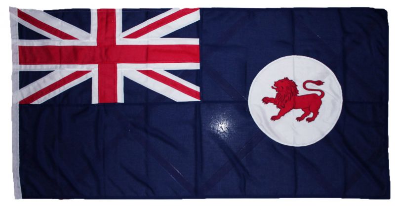 Buy sewn Tasmania flag blue ensign australia woven mod fabric stitched traditionaly uk marine outdoor pole image