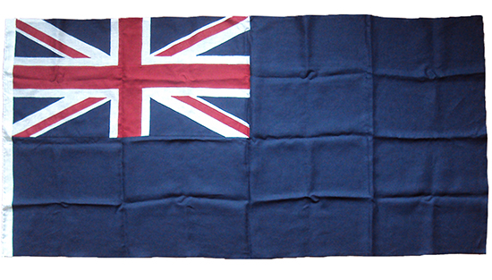 cotton blue ensing Sewn boat flag image buy price order size 