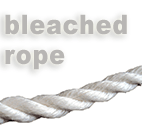 bleached white linen flax rope cord 