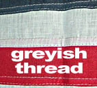 greysih cotton thread